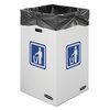 Bankers Box 42 gal Recycling Bin, Corrugated Cardboard 7320101